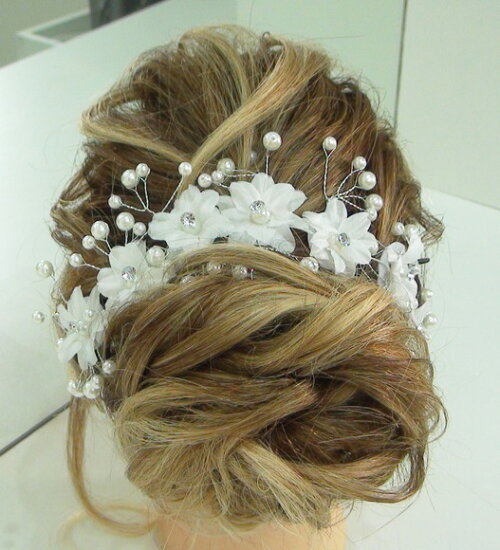 Arranjo para Cabelo de Noivas