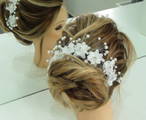 Arranjo para Cabelo de Noivas