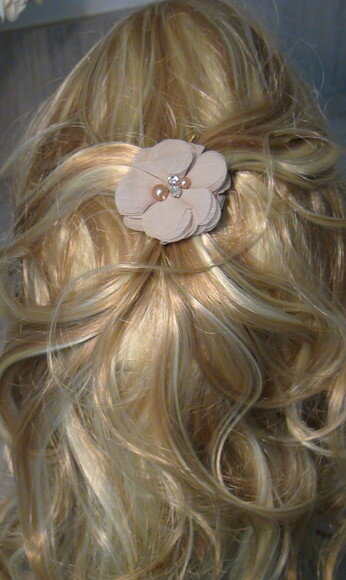 Arranjo para Cabelo de Noivas - 1 Unidade - Marron Claro