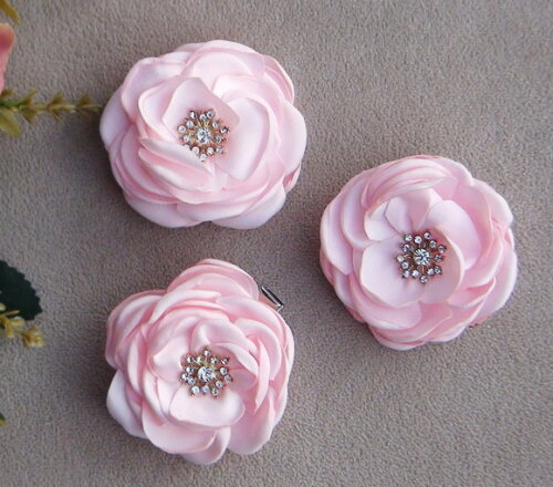 Arranjo para Cabelo de Noivas - 1 Unidade - Rosa