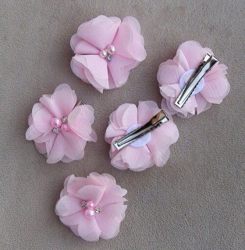 Arranjo para Cabelo de Noivas - 1 Unidade - Rosa