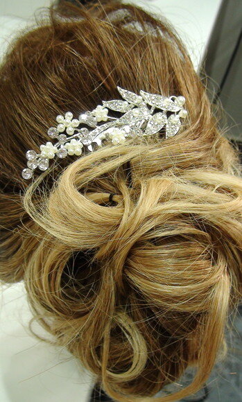 Arranjo para Cabelo Noivas - 1 Unidade.