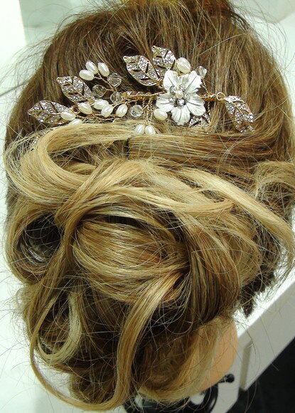Arranjo para Cabelo Noivas - Pente - 1 Unidade.