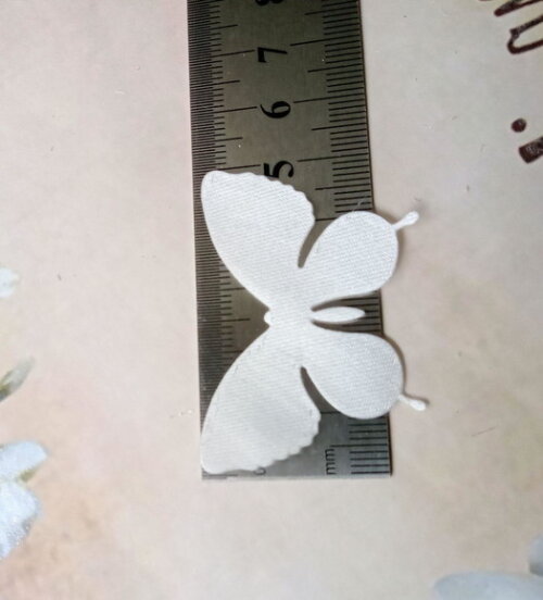 Borboletas em Cetim - 5,0x4,0cm - 25 un