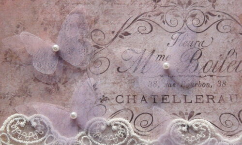 Borboletas em Organza Dupla Camada - 15 un