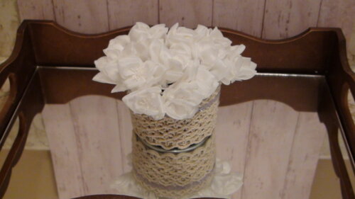 Buque em Cetim - Pacote com 18 Flores