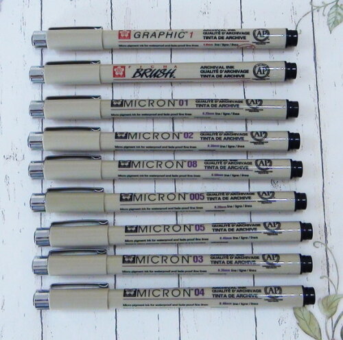 Caneta Nanquim Pigma Micron Preta - 09 un