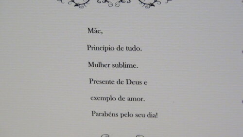 Cartão 3d - 01 Un.