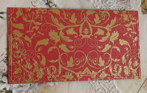 Envelope Casamento Alto Relevo Metalizado - 180g