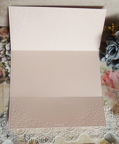 Envelope Casamento Alto Relevo Metalizado - 180g