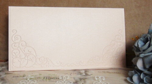 Envelope Casamento Alto Relevo Metalizado - 180g