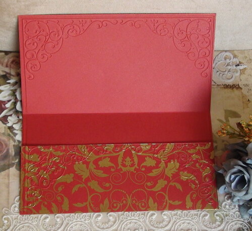 Envelope Casamento Alto Relevo Metalizado - 180g