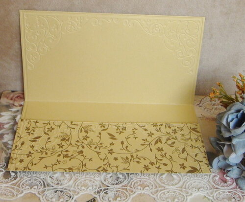 Envelope Casamento Alto Relevo Metalizado - 180g