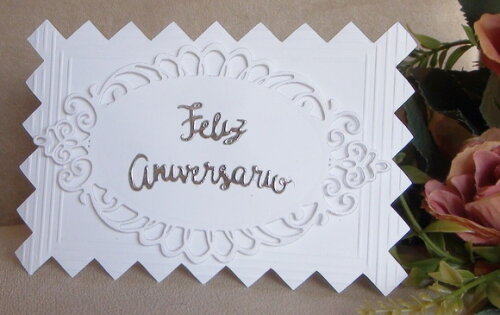 Envelope e Cartão Feliz Aniversario.
