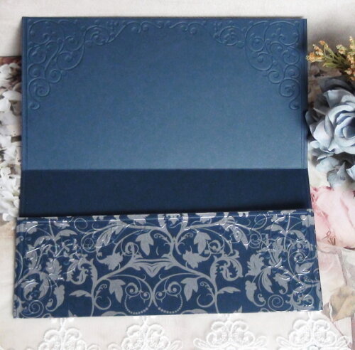 Envelope para Convite Casamento Alto Relevo Metalizado -180g