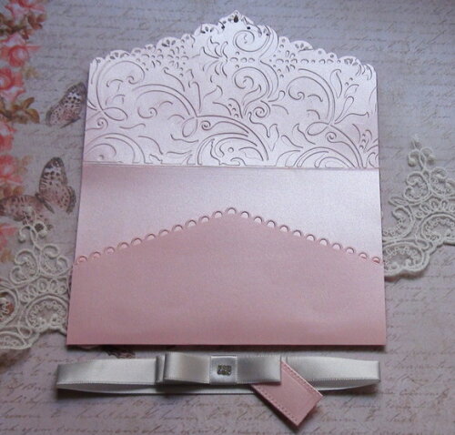 Envelope para Convite de Casamento Metalizado - 180g
