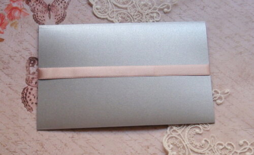 Envelope para Convite de Casamento Metalizado - 180g