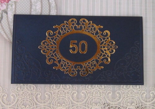 Envelope para Convite de Casamento Metalizado - 180g