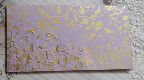 Envelope para Convite de Casamento Metalizado - 180g