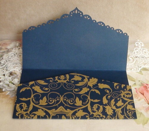 Envelope para Convite de Casamento Metalizado - 180g