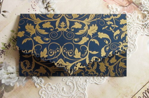 Envelope para Convite de Casamento Metalizado - 180g