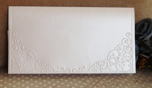 Envelope para Convite de Casamento Metalizado - 180g