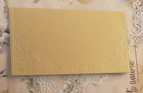Envelope para Convite de Casamento Metalizado- 180g