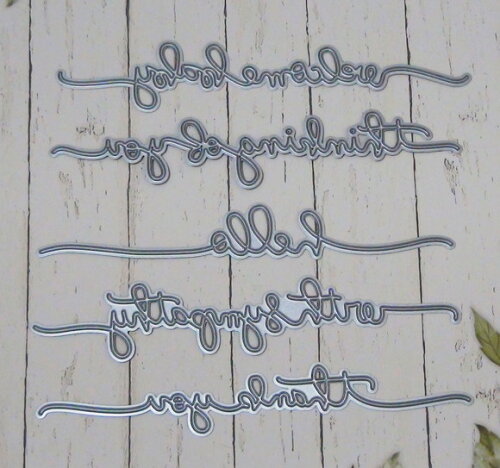 Faca de Corte e Emboss - Die Cut Letras