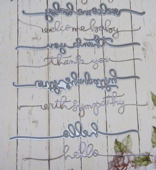 Faca de Corte e Emboss - Die Cut Letras