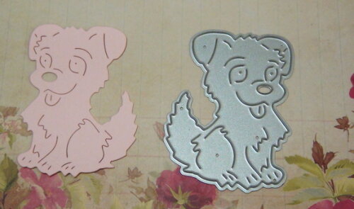Faca de Corte e Embossing Folders Cachorro - Black Friday