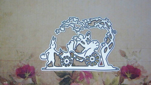 Faca de Corte e Embossing Folders Coelho - Black Friday