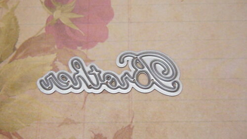 Faca de Corte e Embossing Folders Letras
