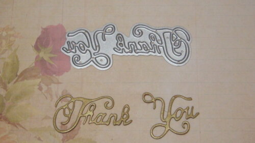 Faca de Corte e Embossing Folders Letras