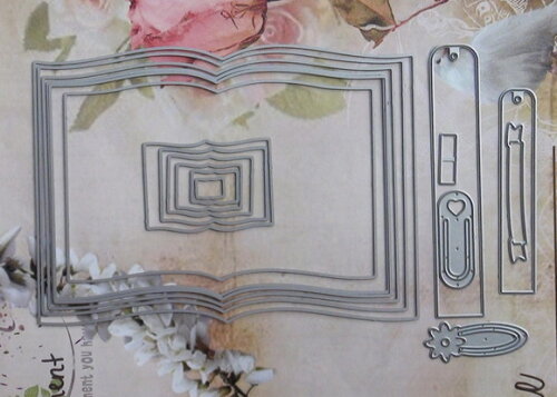 Faca de Corte para Scrapbooking - Bordas Livros