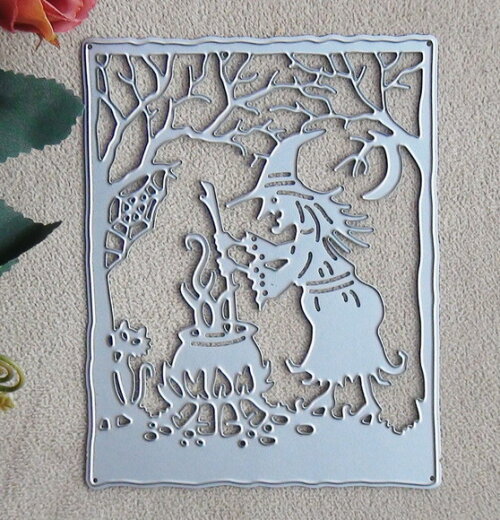 Faca de Corte para Scrapbooking - Bruxa