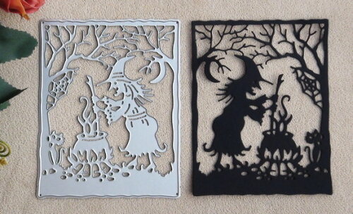 Faca de Corte para Scrapbooking - Bruxa