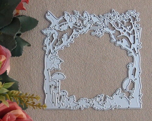 Faca de Corte para Scrapbooking - Cenário Coelhos