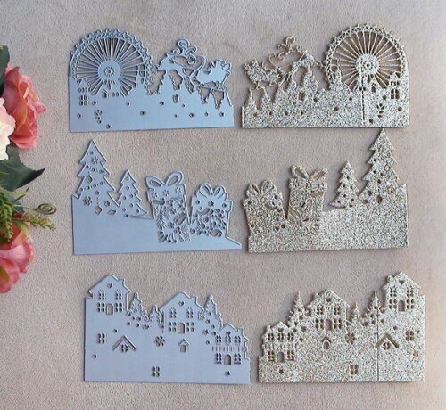 Faca de Corte para Scrapbooking - Cidade Natalina