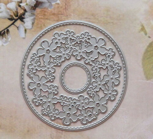Faca de Corte para Scrapbooking - Círculo Flor