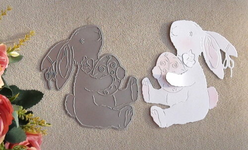 Faca de Corte para Scrapbooking - Coelho da Páscoa