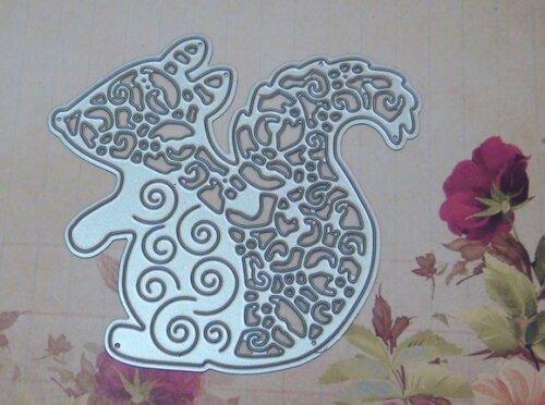 Faca de Corte para Scrapbooking - Convite Esquilo