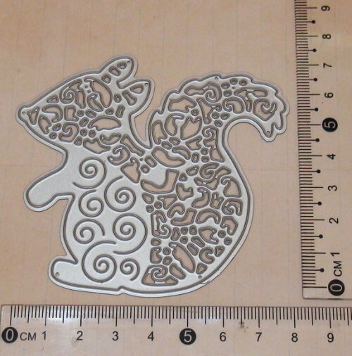 Faca de Corte para Scrapbooking - Convite Esquilo