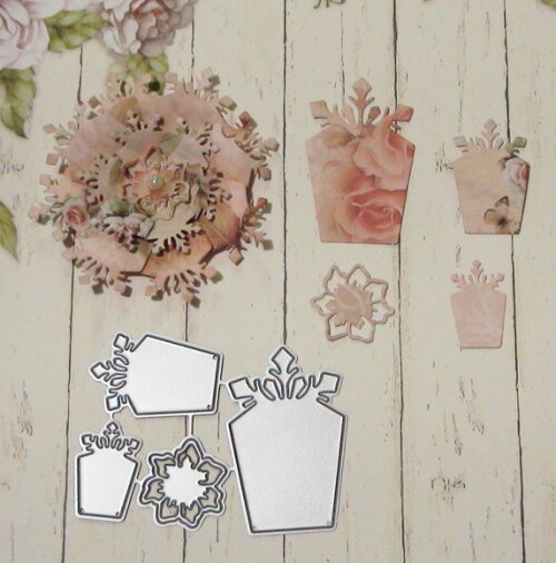 Faca de Corte para Scrapbooking - Convite Flor