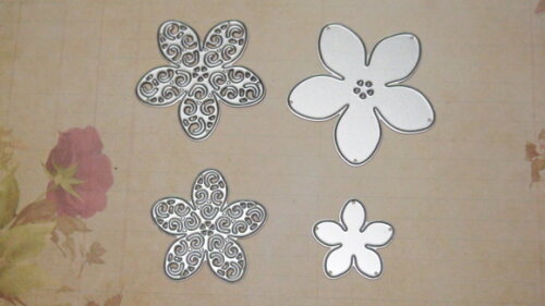 Faca de Corte para Scrapbooking - Convite Flor