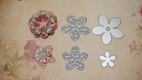 Faca de Corte para Scrapbooking - Convite Flor