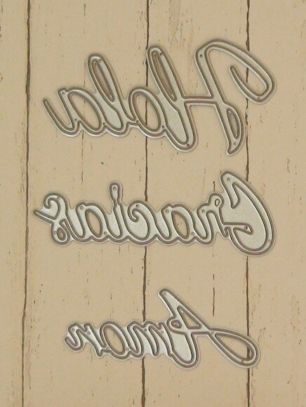 Faca de Corte para Scrapbooking - Convite Letras