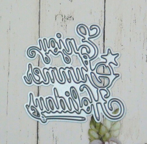 Faca de Corte para Scrapbooking - Convite Letras