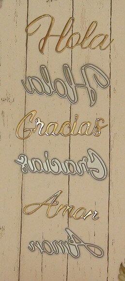 Faca de Corte para Scrapbooking - Convite Letras