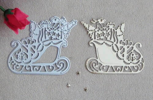 Faca de Corte para Scrapbooking - Convite Natal
