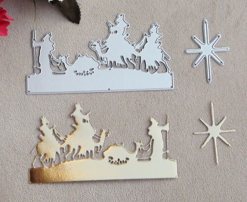 Faca de Corte para Scrapbooking - Convite Natal